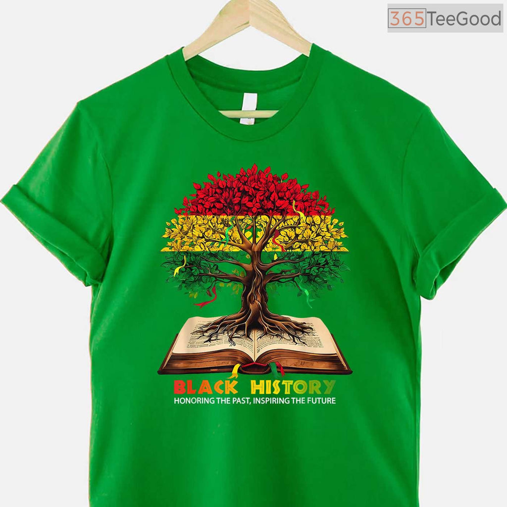 Honoring The Past Inspiring The Future Black History Month T-Shirt African American Legacy Tee