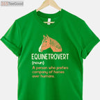 Horse Lover Definition Humor T-Shirt - Funny Equestrian Saying Apparel