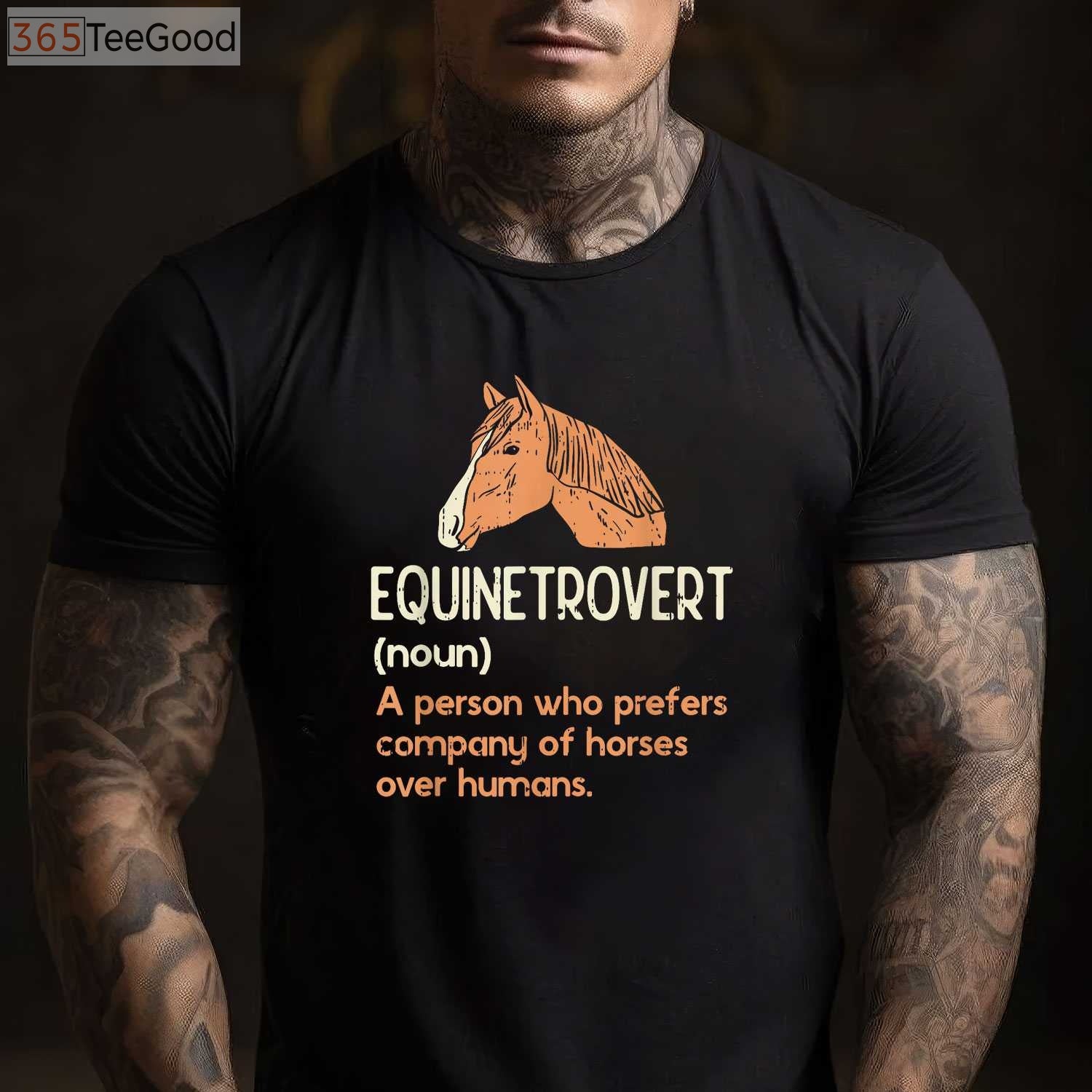Horse Lover Definition Humor T-Shirt - Funny Equestrian Saying Apparel