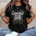Hunting and Fishing Problem Solver Shirt, Funny Outdoor Hobby Therapy Tee