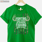 Hunting and Fishing Problem Solver Shirt, Funny Outdoor Hobby Therapy Tee