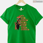 I Am A Black Child Magical African Girl T-Shirt Black History Month Kids Pride Shirt