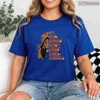 I Am A Black Child Magical African Girl T-Shirt Black History Month Kids Pride Shirt