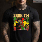 I Am Black History Dabbing Afro T-Shirt Men Boys Funny Black History Month Shirt