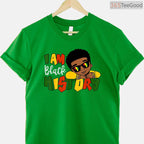 I Am Black History T-Shirt for Boys Kids African American Young King Black History Month Shirt