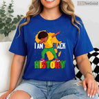 I Am Black History T-Shirt for Kids Boys & Men Empowering Black History Month Shirt