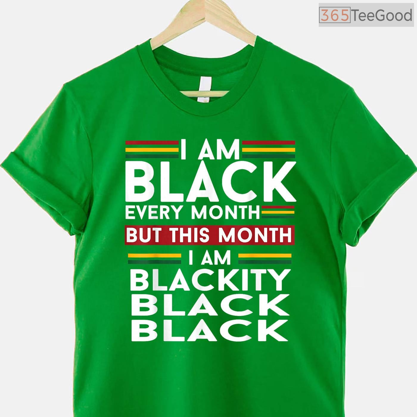 I Am Black Every Month But This Month I'm Blackity Black T-Shirt Funny BHM Shirt