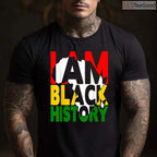 I Am Black History T-Shirt African American Pride Celebration Black History Month Shirt Small