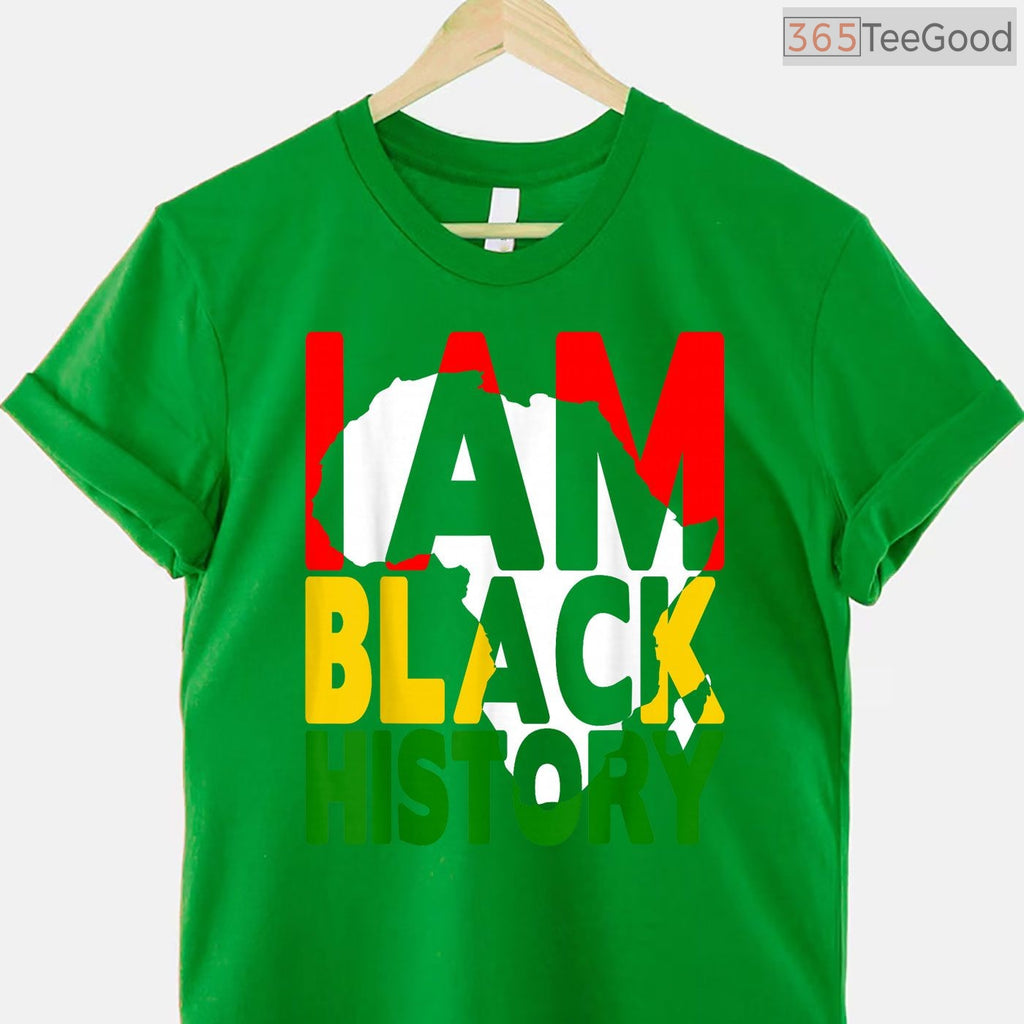 I Am Black History T-Shirt Celebration of African American Culture Black History Month Shirt Small