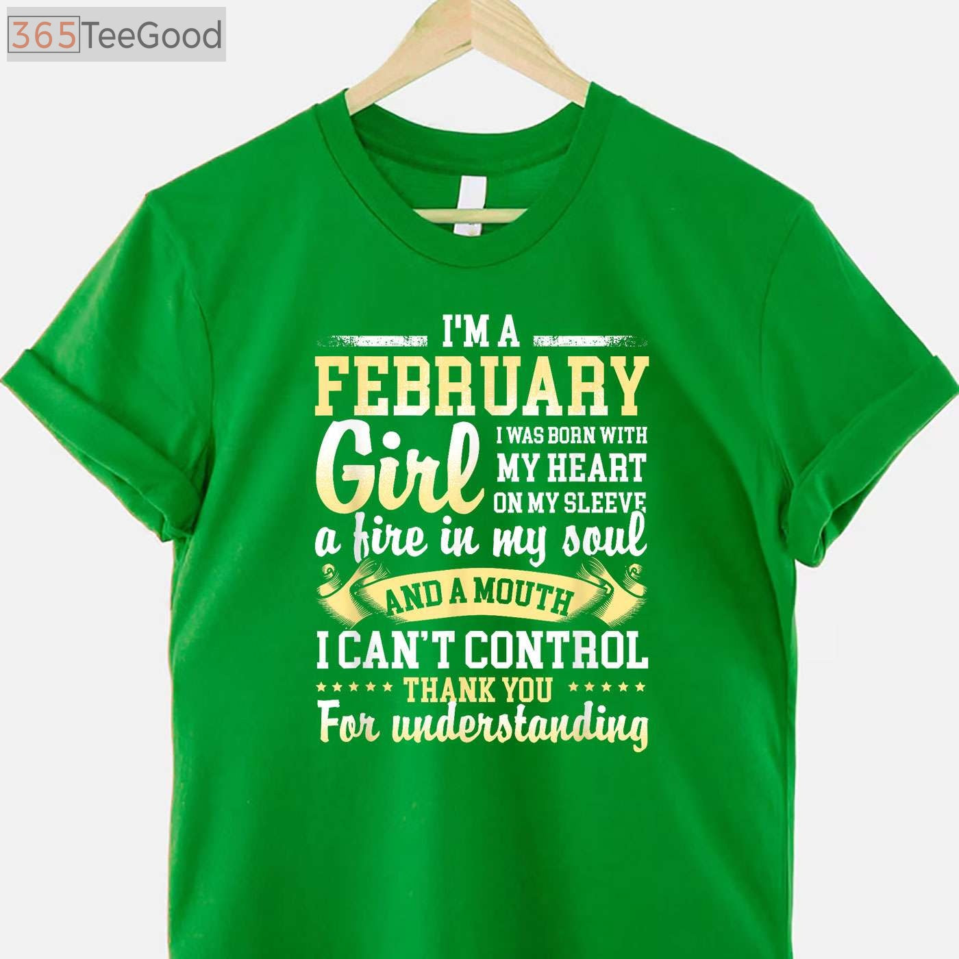 I Am a February Girl Born in February Birthday T-Shirt, Cute February Birthday Gift Shirt
