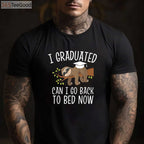 I Graduated Can I Go Back To Bed Now T-Shirt - Funny Class of 2026 Gift