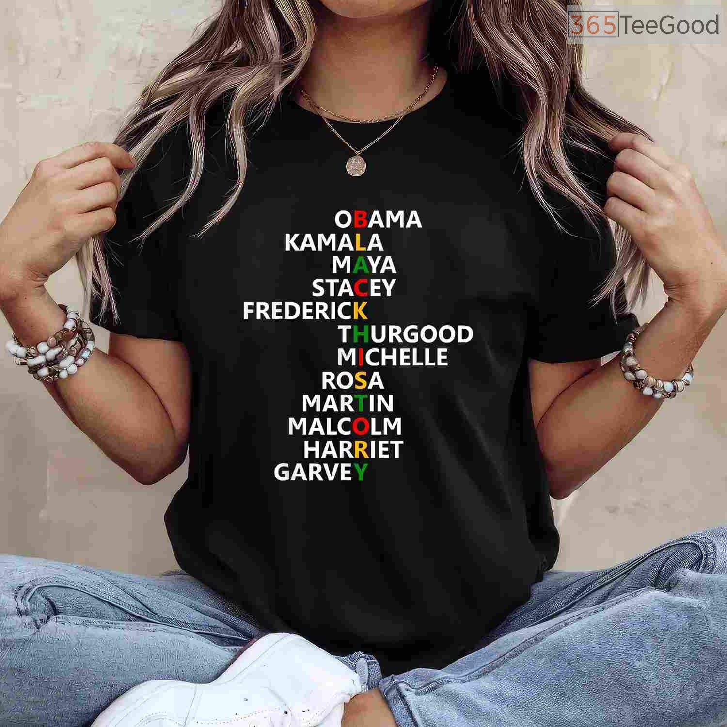 Iconic Black Leaders History Month T-Shirt for Men & Women Celebrating African American Heritage