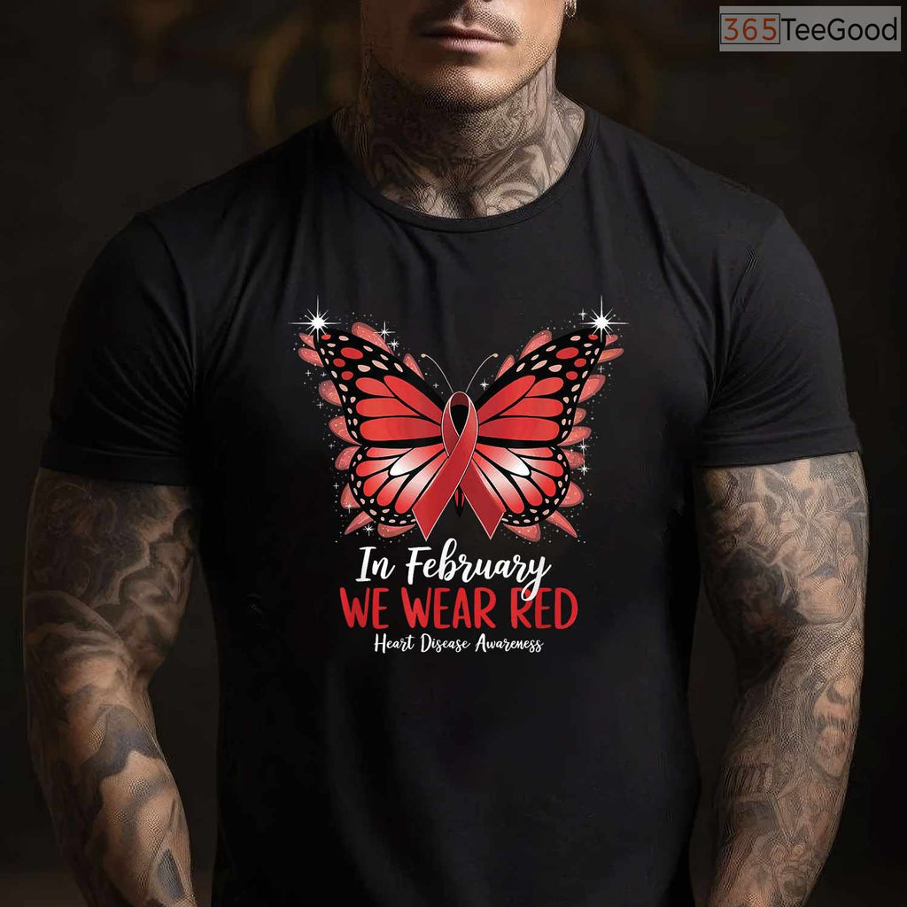 In February We Wear Red Shirt – Heart Disease Awareness Support