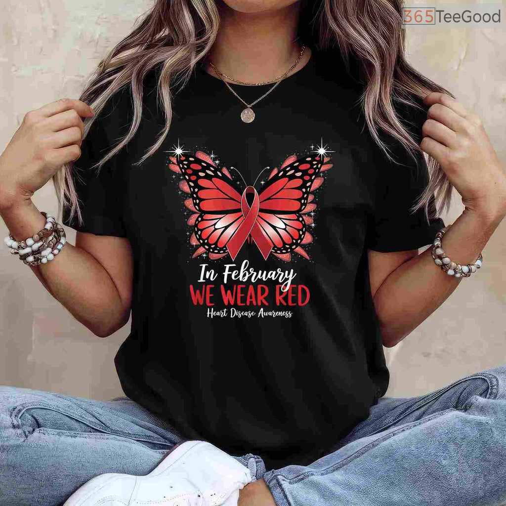 In February We Wear Red Shirt – Heart Disease Awareness Support
