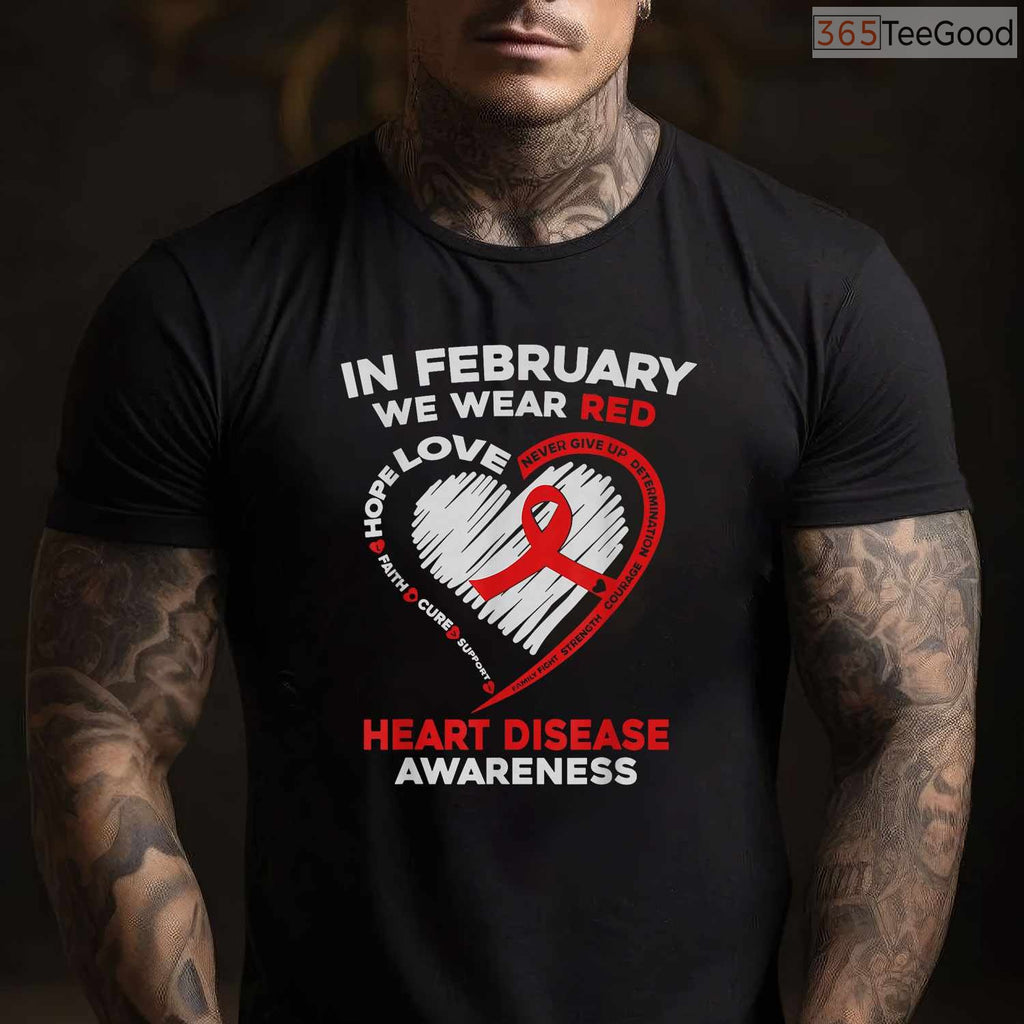 In February I Wear Red Shirt – Personal Heart Disease CHD Support