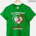 In February I Wear Red Shirt – Personal Heart Disease CHD Support