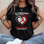 In February I Wear Red Shirt – Personal Heart Disease CHD Support