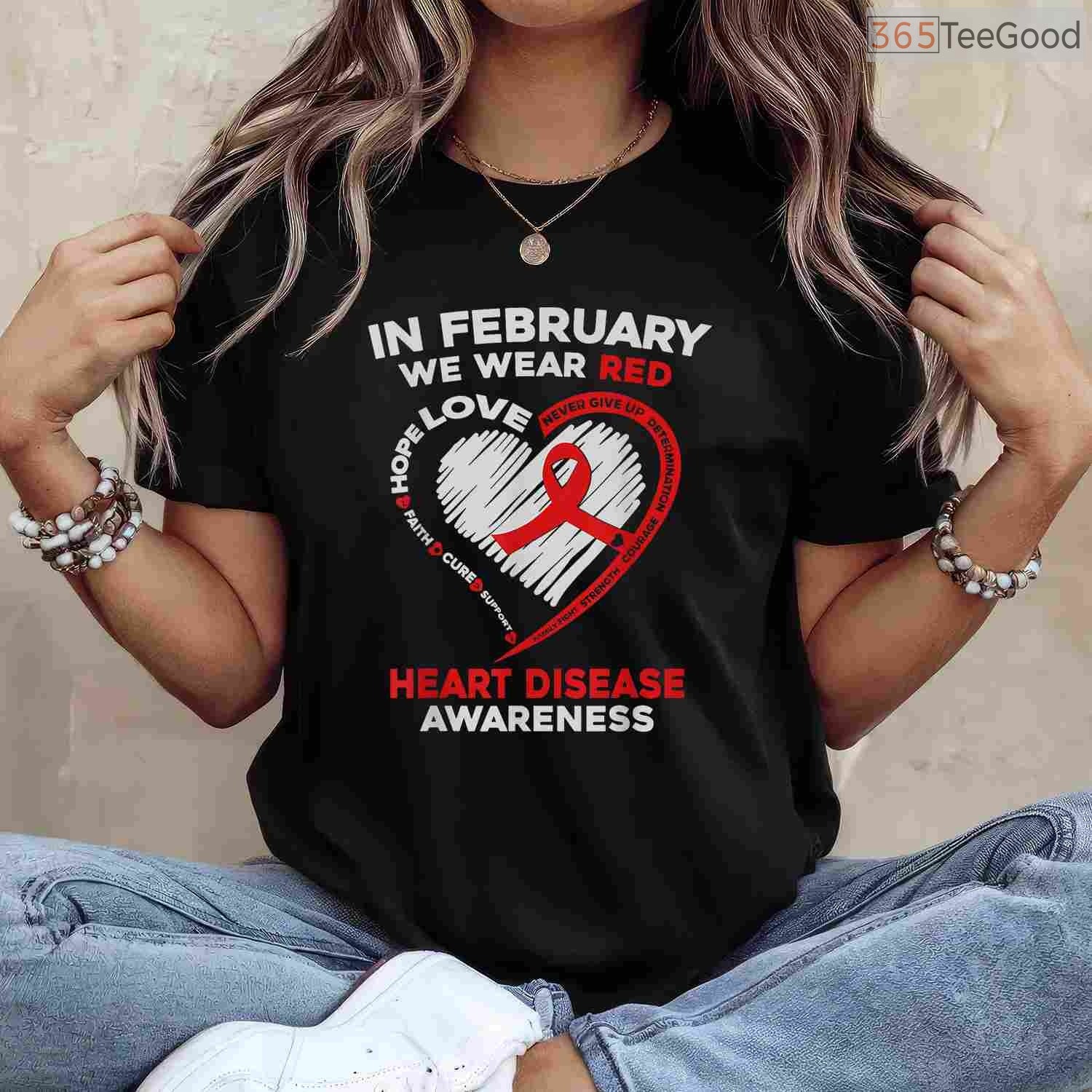 In February I Wear Red Shirt – Personal Heart Disease CHD Support