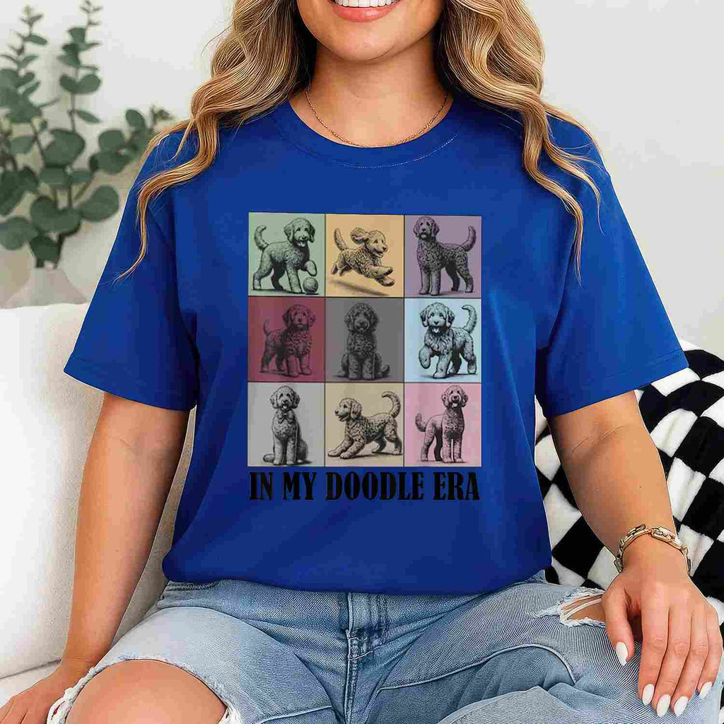 In My Golden Doodle Era Funny Dog Lover Quote Tee T-Shirt for Adults Men Women