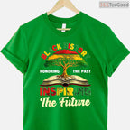 Inspiring The Future T-Shirt Honoring The Past African Roots Black History Month Shirt