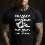 It’s Official I’m the Favorite Grandson Funny Family Tee T-Shirt Adults