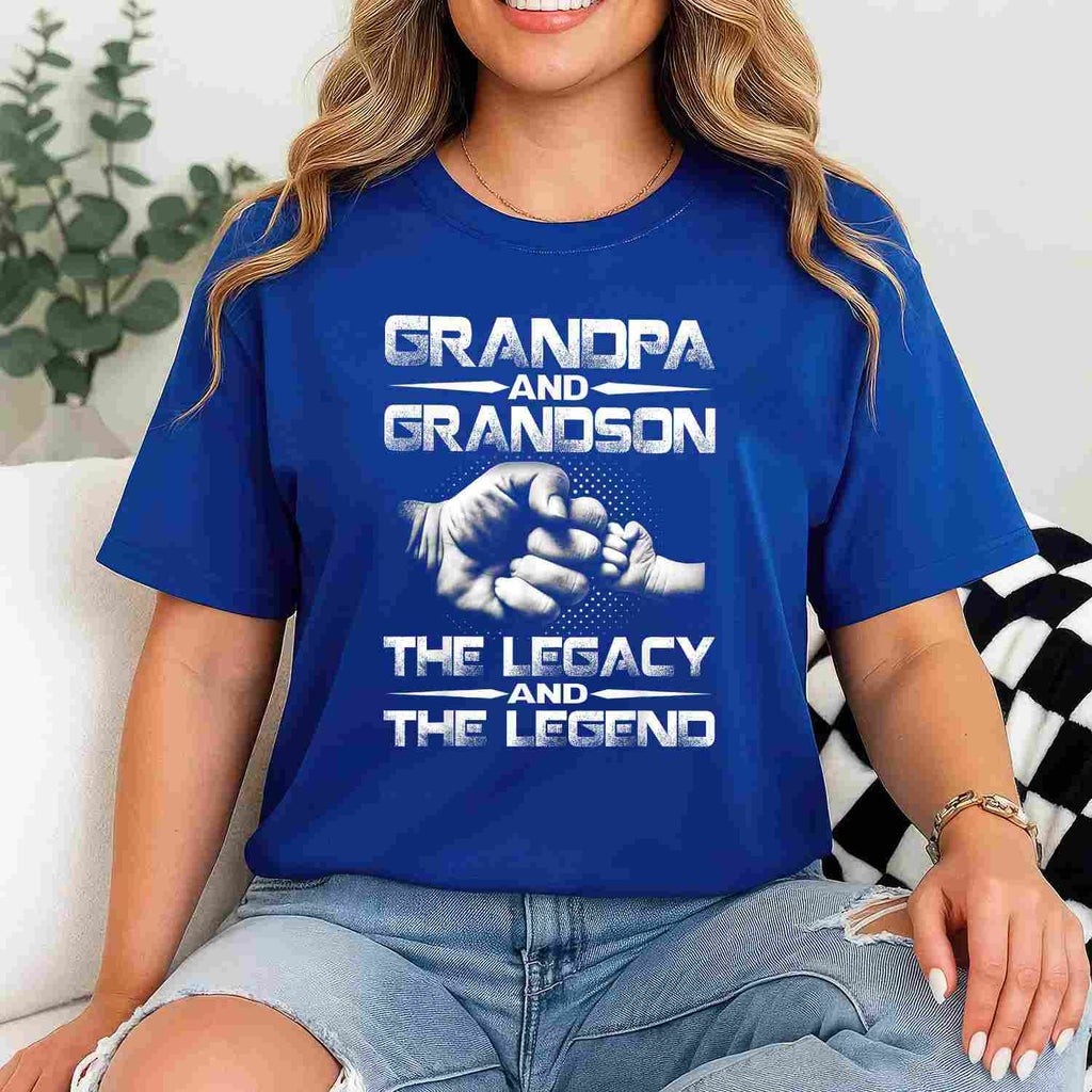 It’s Official I’m the Favorite Grandson Funny Family Tee T-Shirt Adults