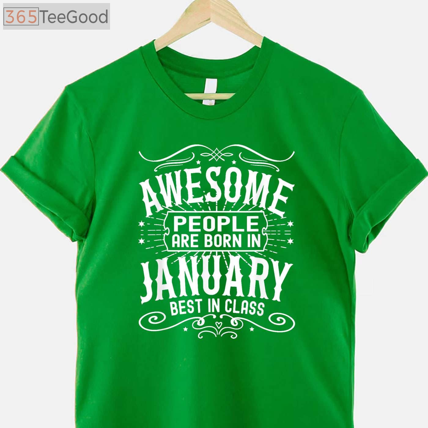 January Birthday Awesome People are Born in January Birthday T-Shirt
