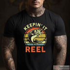 Keeping It Reel Bass Fishing Shirt, Cool Papa Fishing Gift for Dads