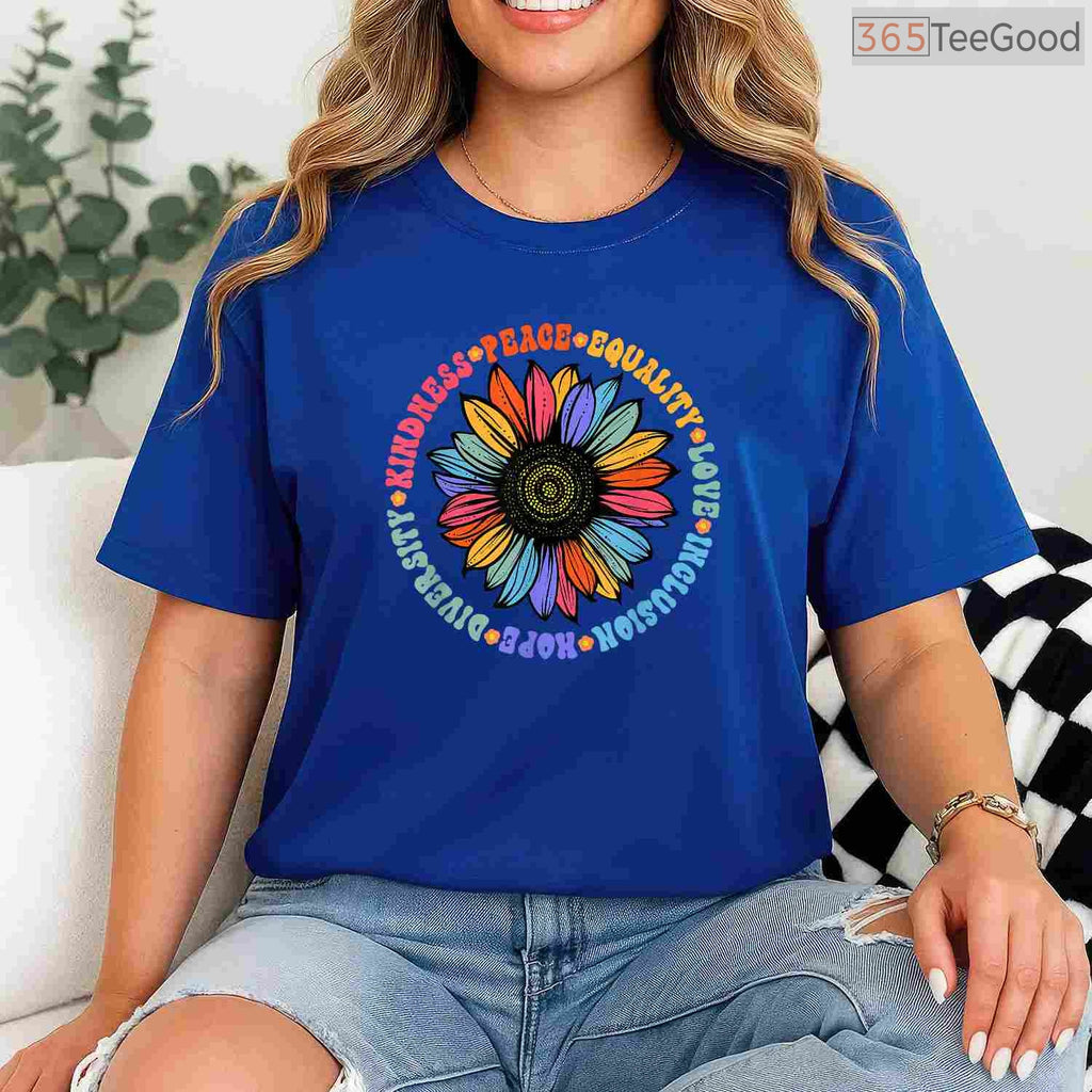 Kindness Peace Equality Love Hope Diversity T-Shirt Human Rights Advocate Social Justice Shirt