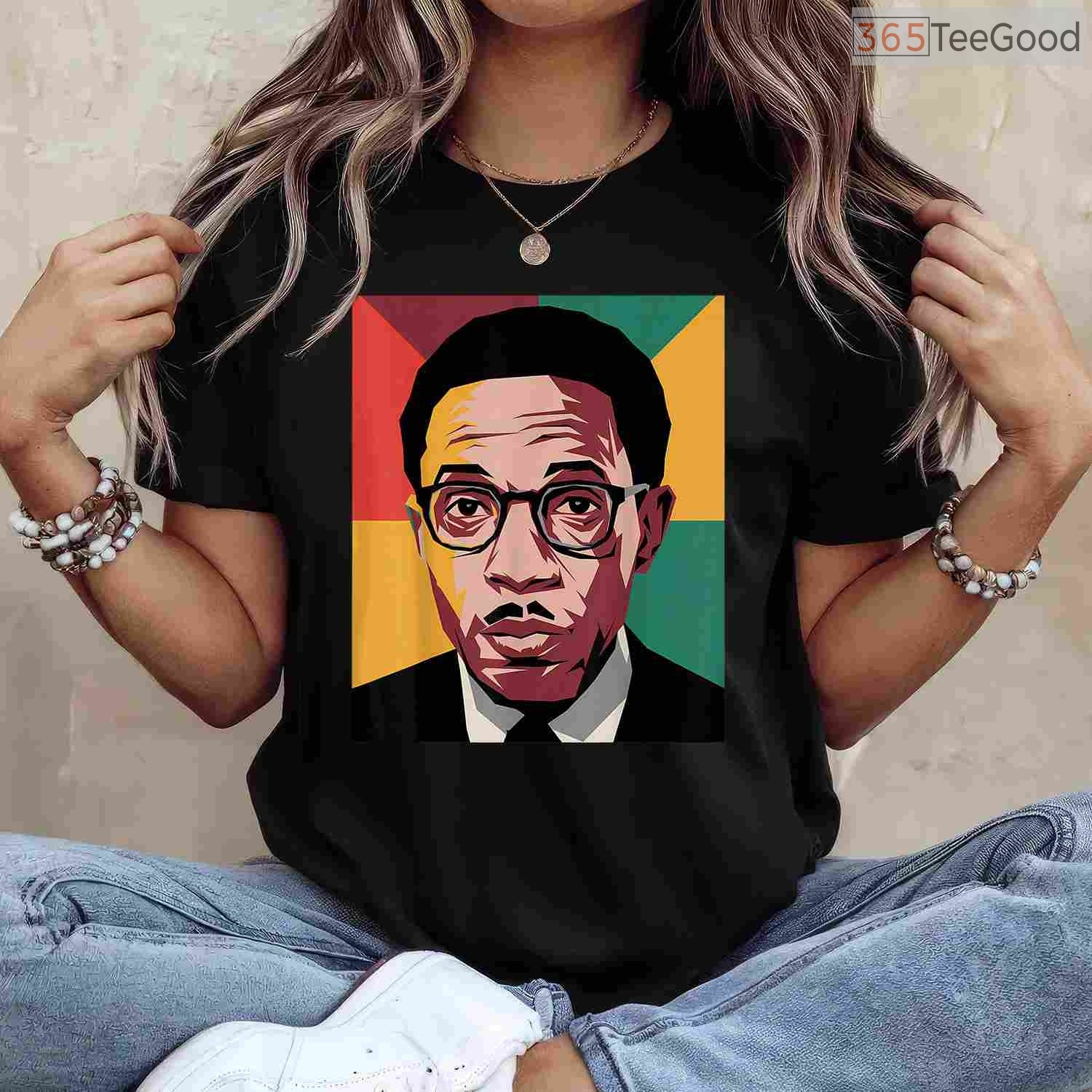 Langston Hughes Poet T-Shirt Harlem Renaissance Literature Black History Month Shirt