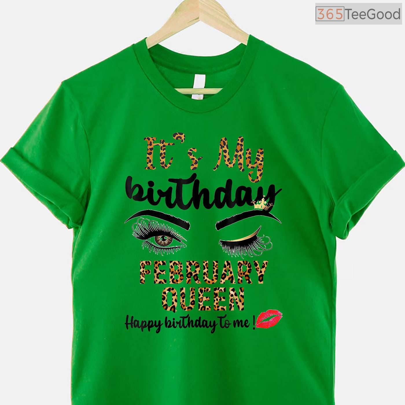 Leopard Print February Birthday Shirt – Happy Birthday To Me T-Shirt