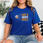 Life’s About Goals And Assists T-Shirt - Inspirational Youth Soccer Gift