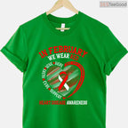 Long Sleeve Heart Disease Awareness Shirt – In February We Wear Red T-Shirt