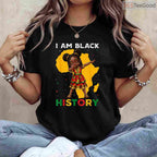 Magical Black Girl T-Shirt African American Afro Kids Pride Black History Month Shirt