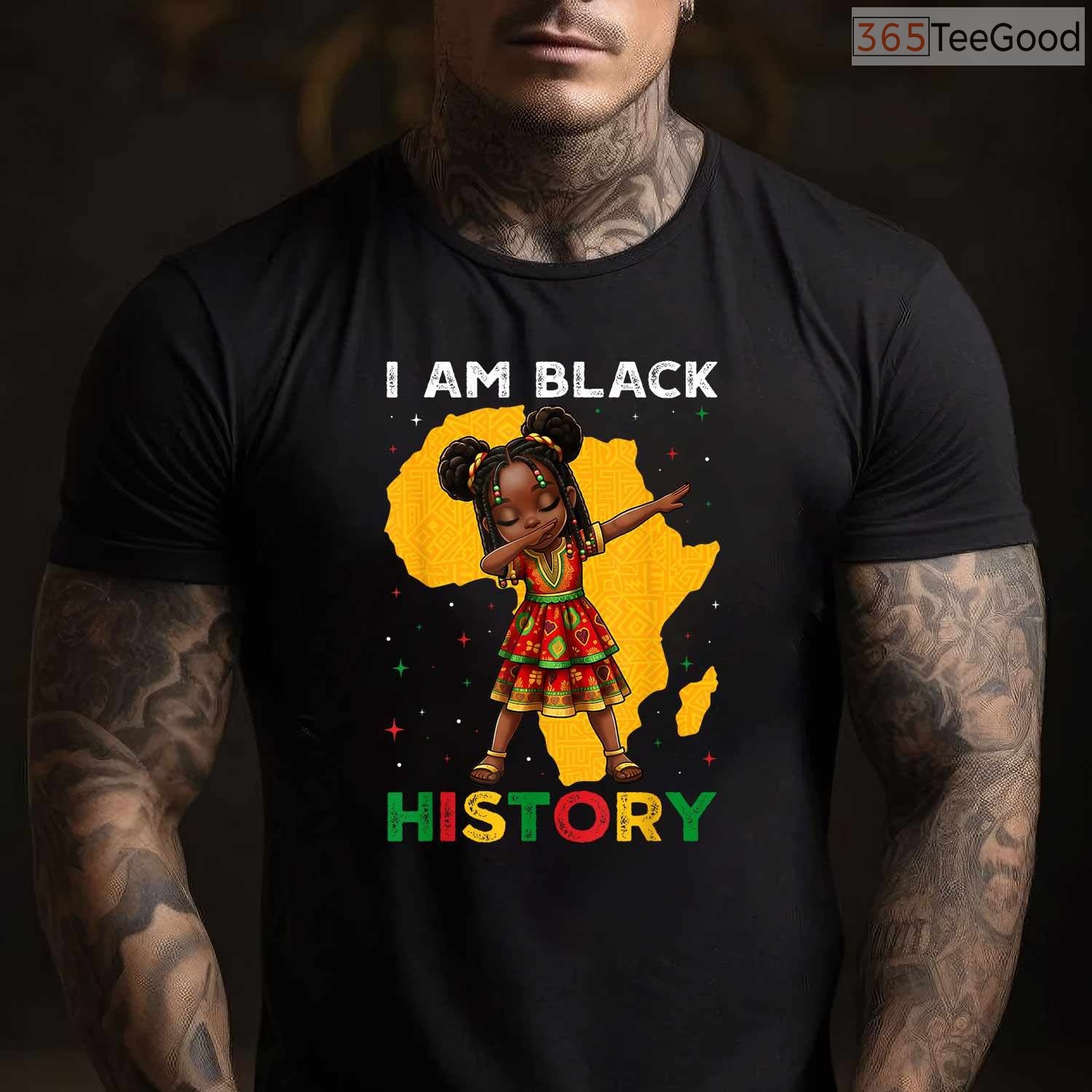 Magical Black Girl T-Shirt African American Afro Kids Pride Black History Month Shirt