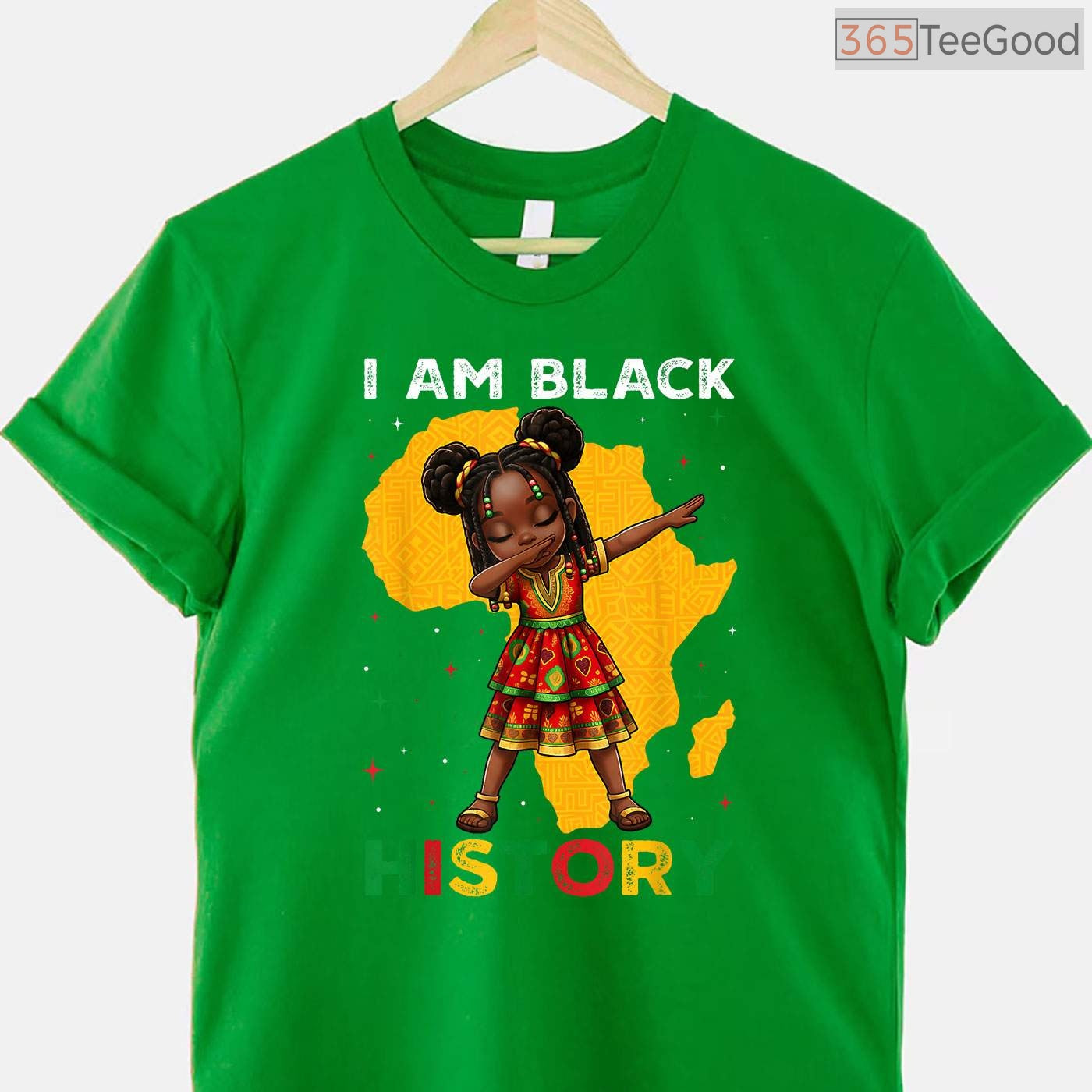 Magical Black Girl T-Shirt African American Afro Kids Pride Black History Month Shirt