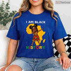 Magical Black Girl T-Shirt African American Afro Kids Pride Black History Month Shirt