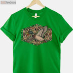 Mallard Duck Camouflage Hunting Shirt, Seasonal Waterfowl Hunter Graphic Tee