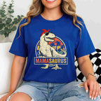 Mamasaurus T-Rex Dinosaur Funny Mom Mommy T-Shirt Tee for Women Unisex Adults