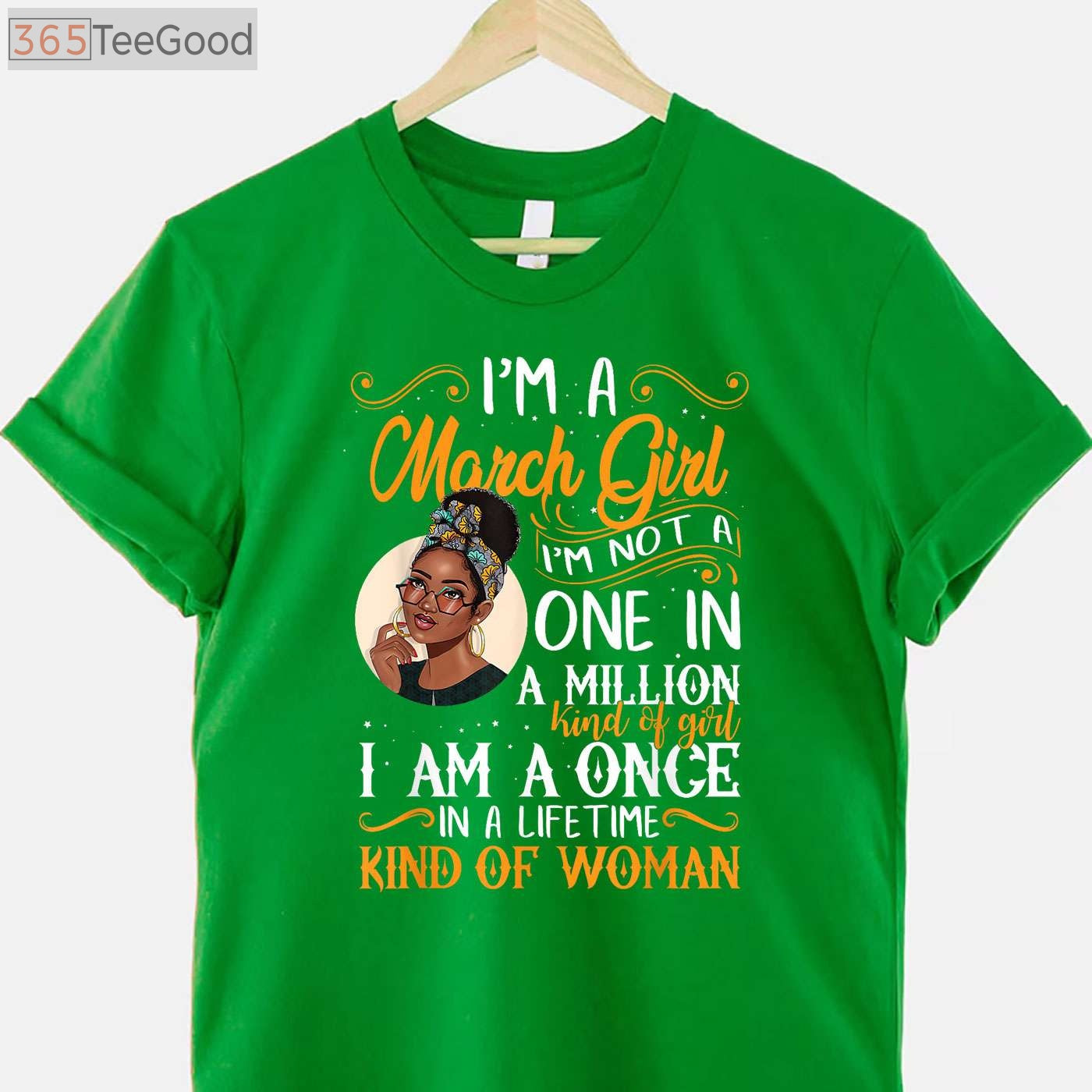 March Girl Pisces Birthday T-Shirt - Melanin Black Queen Birthday Gift for Adults
