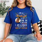 March Girl Pisces Birthday T-Shirt - Melanin Black Queen Birthday Gift for Adults