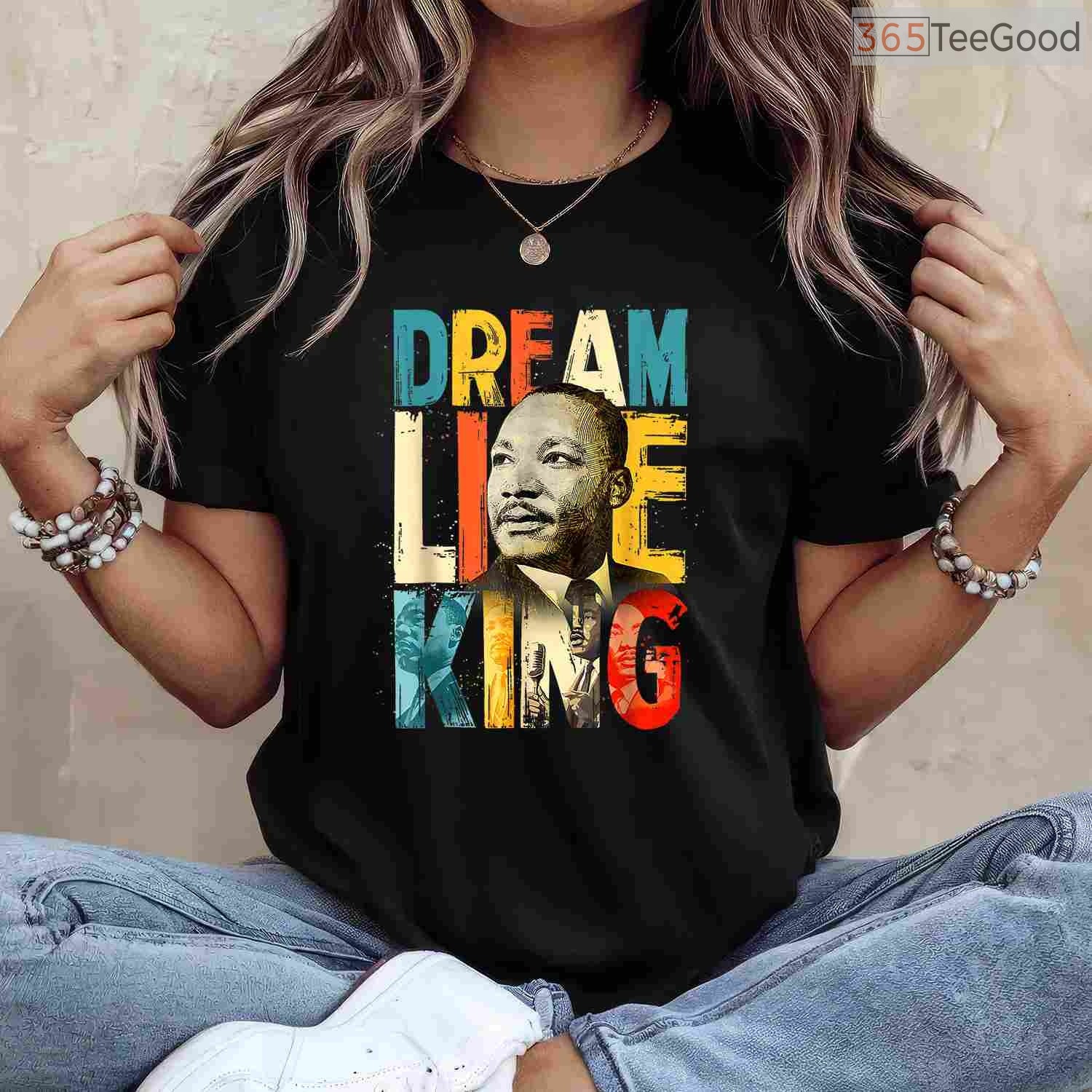 Martin Luther King Jr Day T-Shirt MLK Dream Black History Month Civil Rights Shirt