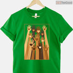 Melanin Hand Hearts T-Shirt Black History Month BLM Love African American Pride Shirt