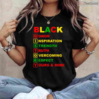 Melanin Pride African American T-Shirt Unapologetic Culture Black History Month Shirt