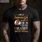 Melanin September Girl Black Woman Virgo Libra Birthday T-Shirt Gift Idea