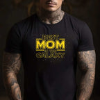 Mom Shirt Gift for New Mom Best Mom in The Galaxy T-Shirt Tee for Women Unisex Adults