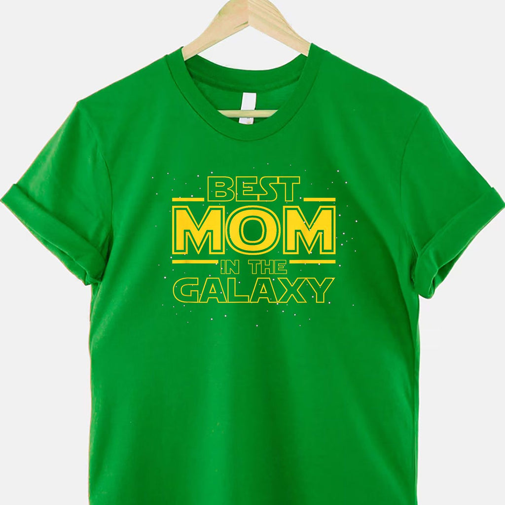 Mom Shirt Gift for New Mom Best Mom in The Galaxy T-Shirt Tee for Women Unisex Adults