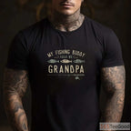 My Fishing Buddy Calls Me Grandpa Shirt, Cute Grandfather Angling Tee