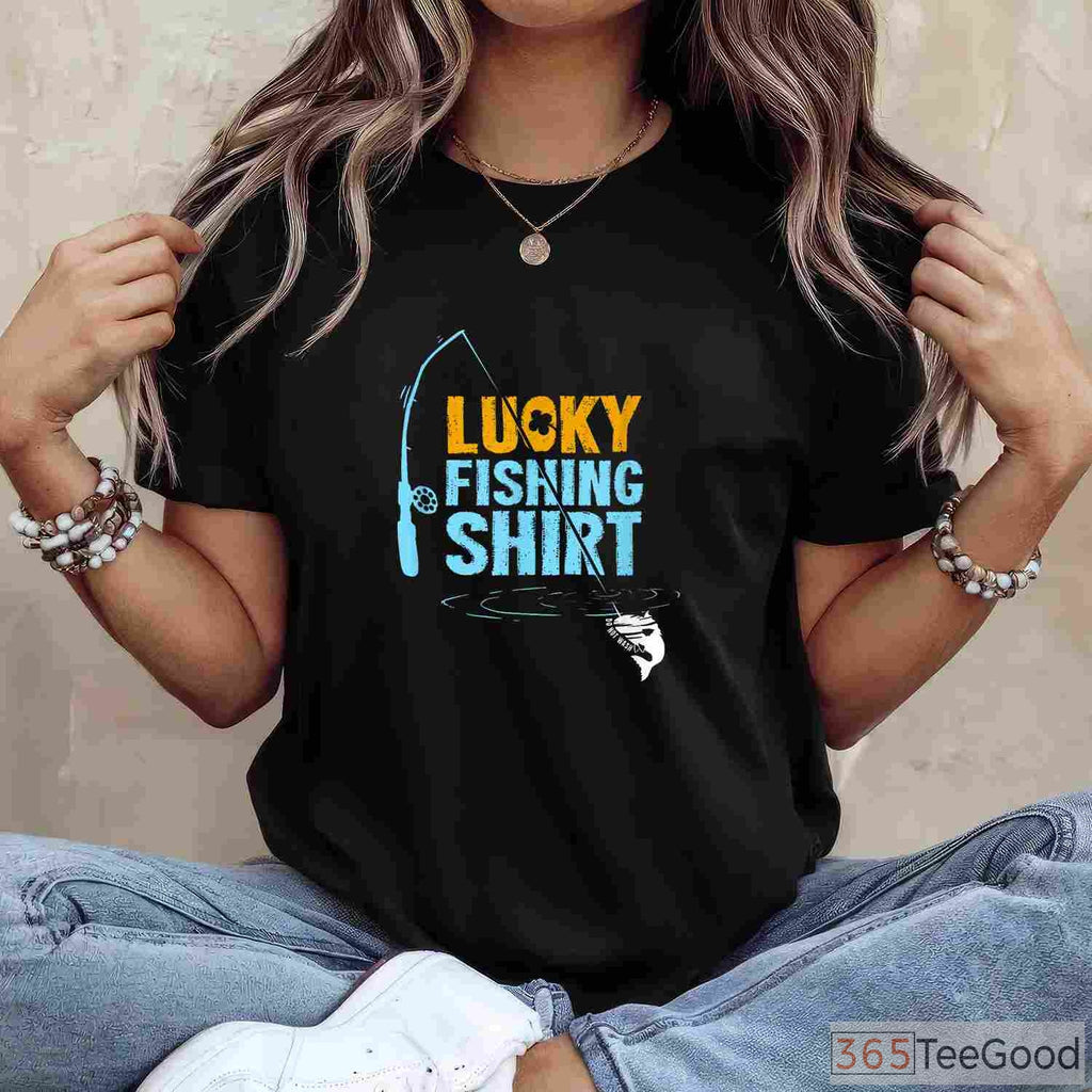 My Lucky Fishing Shirt - Custom Fisherman's Favorite Artwork Graphic Tee