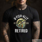 Official Retired 2026 Fishing Shirt, Funny Retirement Gift for Avid Fishermen